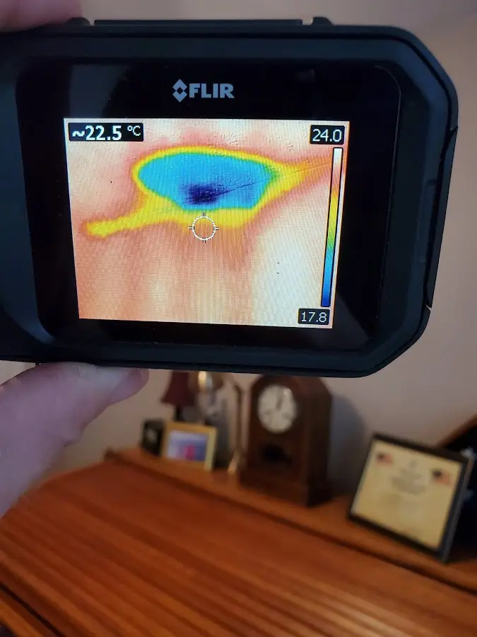 Thermal imaging inspection for water damage in Laurel